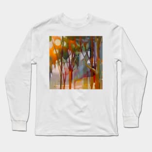 Light through the Trees Abstract Long Sleeve T-Shirt